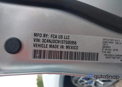 2025 Jeep Compass Limited 4X4 из США, поврежденный, VIN 3C4NJDCN1ST505956